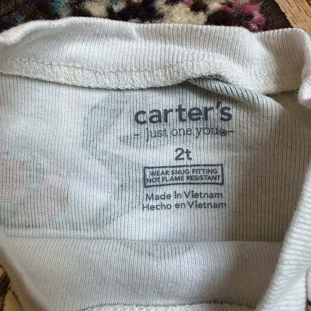 Carters Printed Pajama Sets Toddler Boy 2T Trucks Stripes